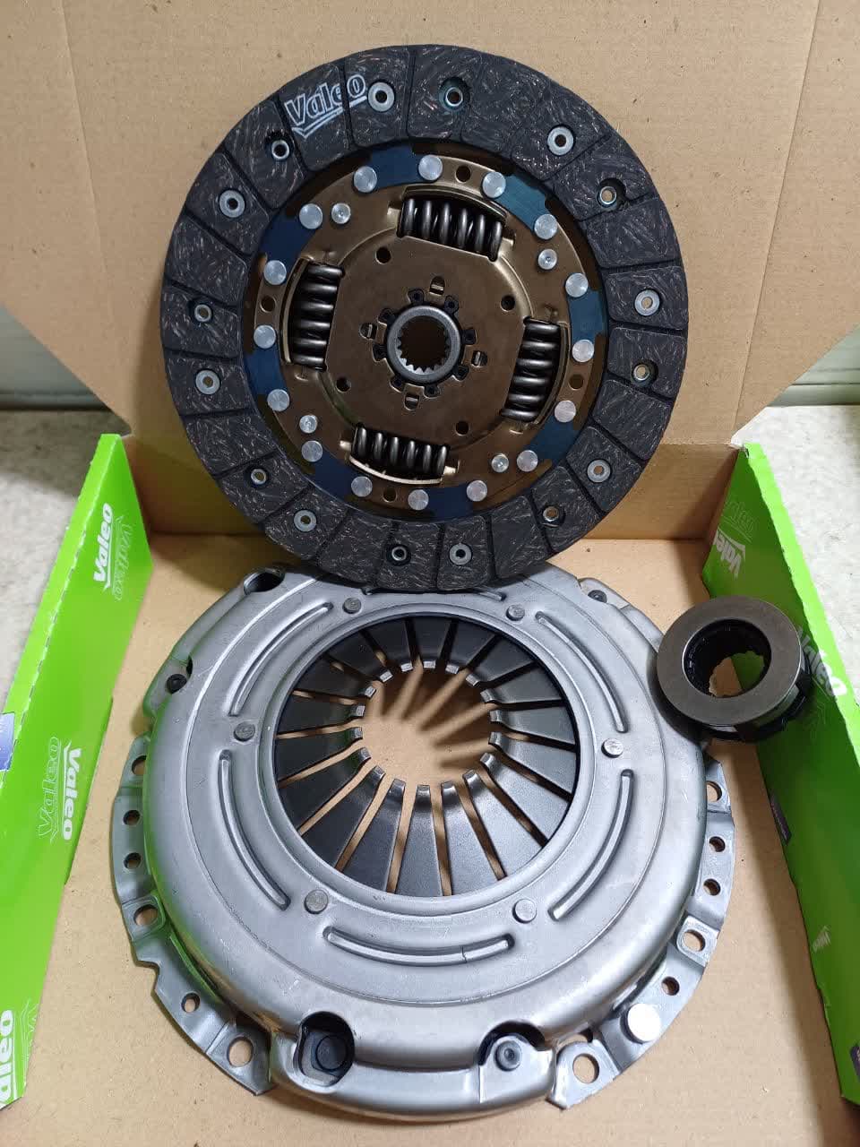 دیسک و صفحه برلیانس H320 و H330 دنده‌ای والئو جعبه سبز ساخت چین | کیت کلاچ کامل همراه بلبرینگ